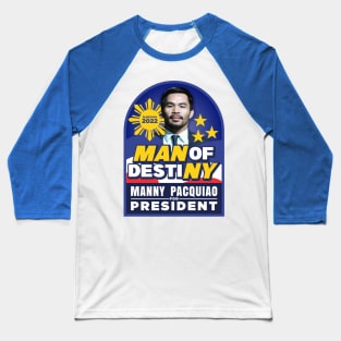 MANNY PACQUIAO FOR PRESIDENT ELECTION 2022 V2 Baseball T-Shirt